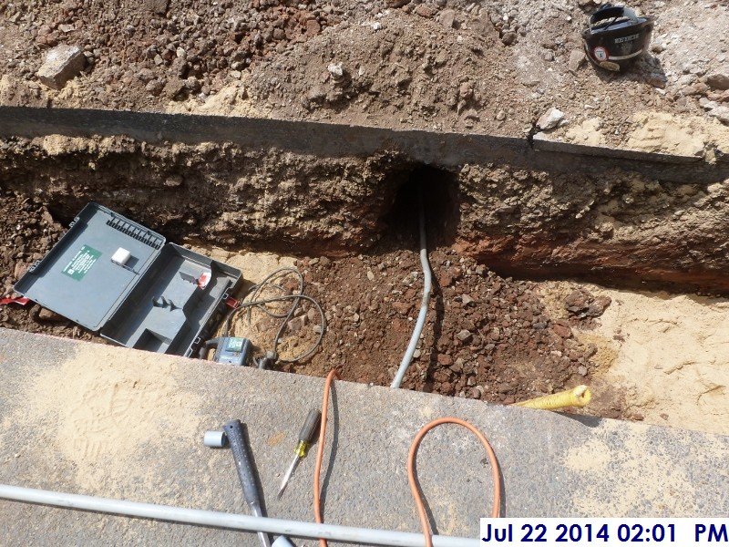 Duct Bank found by Lessner during excavation at the Administration parking lot Pic -2 (800x600)